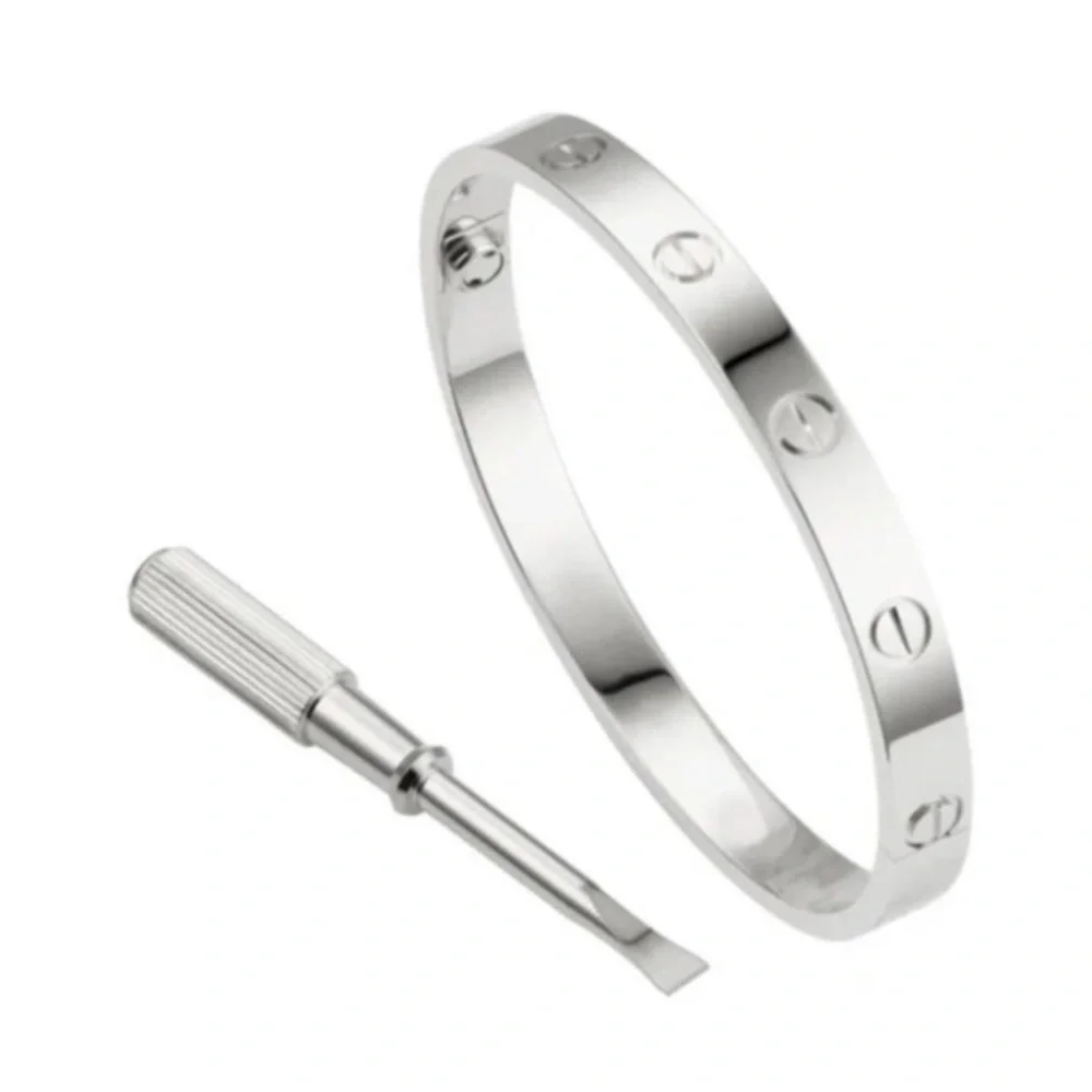 Generic Stainless Steel Screw Cuff Bangle Bracelet Screwdriver in Silver